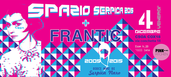 Spazio Serpica 2015 cox18